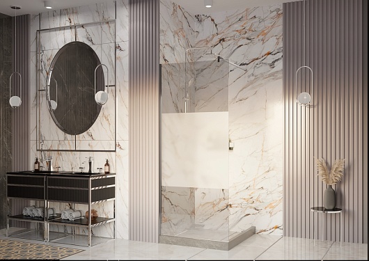 Ambassador Душевая перегородка Walk-In 120 15034125 – фотография-4